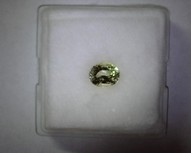 icon number four of Gold Beryl 2.06 Oval 9x7.2 item 318