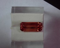 photo of Sunstone 6.54 Ct 16.7x7.1 Emerald Cut Orange item 646